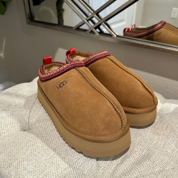 UGG Tazz Platform Slippers Chestnut❤️❤️❤️ - Picture 3 of 7